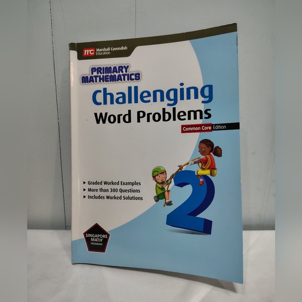 Singapore Math Challenging Word Problems‎ 2 Common Core Marshall Cavendish
